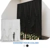 14'H x 12'W Spandex Dramatic Drape Pre Sewn Backdrop Kit - Select your Color