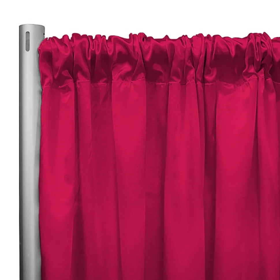 *IFR* 60" Wide Elite Taffeta Drape Panel by Eastern Mills w/ 4" Sewn Rod Pocket - Azalea