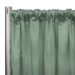 *IFR* 60" Wide Elite Taffeta Drape Panel by Eastern Mills w/ 4" Sewn Rod Pocket - Celadon