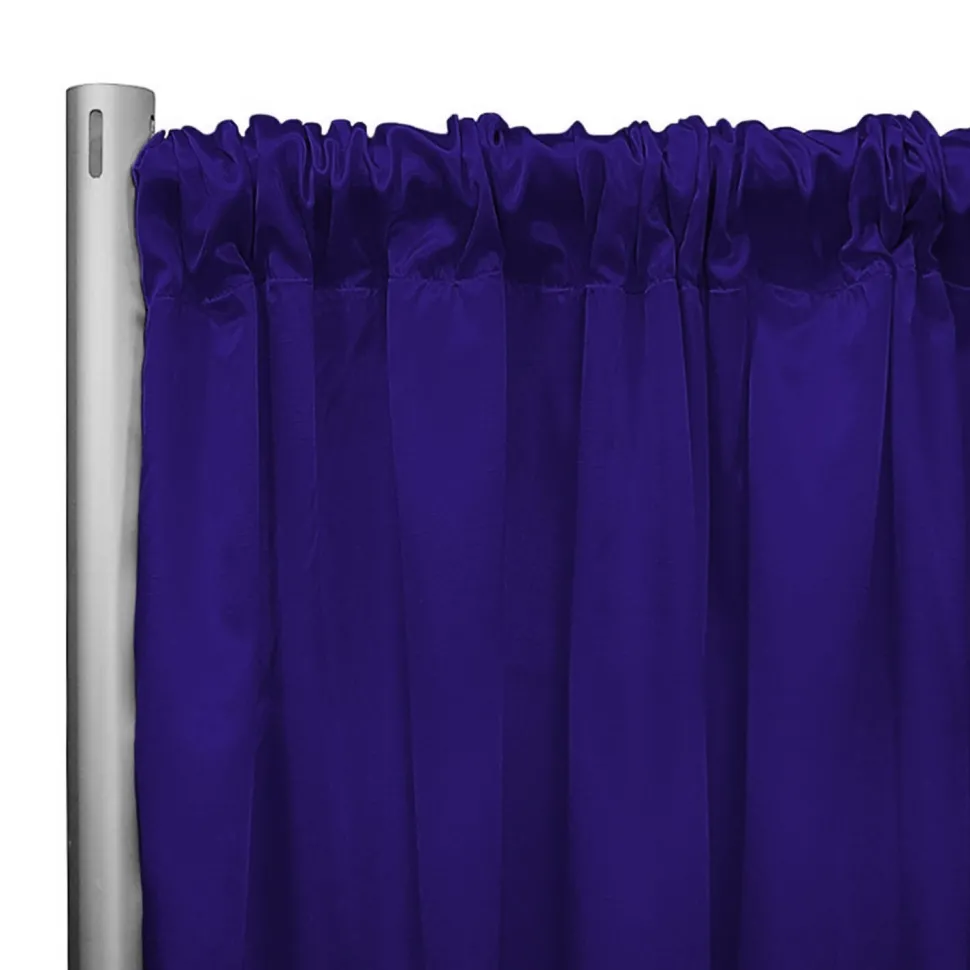 *IFR* 60" Wide Elite Taffeta Drape Panel by Eastern Mills w/ 4" Sewn Rod Pocket - Iris
