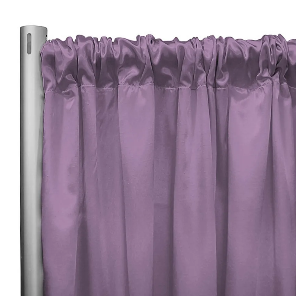 *IFR* 60" Wide Elite Taffeta Drape Panel by Eastern Mills w/ 4" Sewn Rod Pocket - Lavender