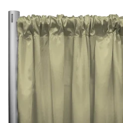 *IFR* 60" Wide Elite Taffeta Drape Panel by Eastern Mills w/ 4" Sewn Rod Pocket - Skinner Yellow