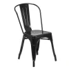 Indoor / Outdoor Stacking Chair - Black