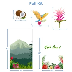 Island Bloom Foam Core Backdrop Kit by PopScene™
