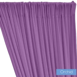 ITY Stretch Drape w/ Sewn Rod Pocket - Lavender