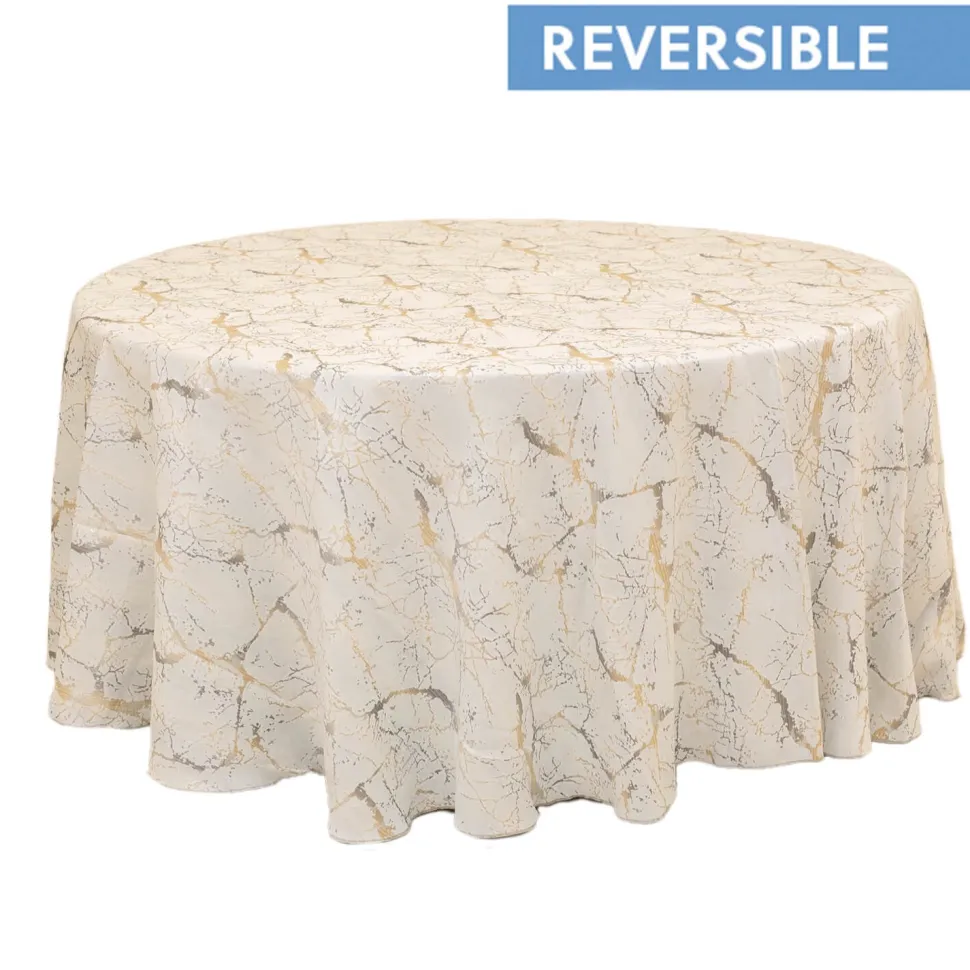 Ivory - Limestone Designer Tablecloths by Eastern Mills- Many Size Options