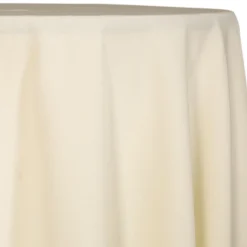 Ivory - Polyester " Tropical Wide " Tablecloth - Many Size Options