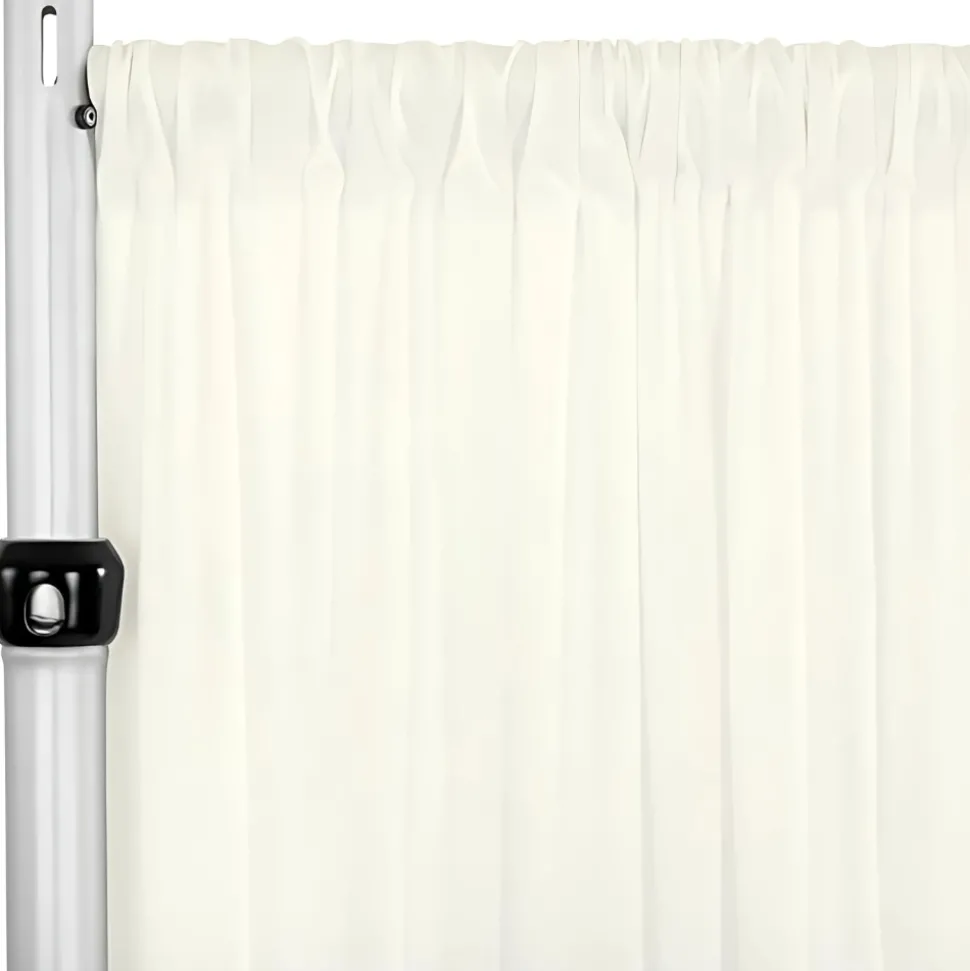 Ivory 4-Way Stretch Spandex Drape Panel - Choose your Size