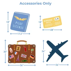 Jet Setter Foam Core Backdrop Kit by PopScene™