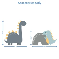 Jurassic Dinosaurs Foam Core Birthday Backdrop Kit by PopScene™