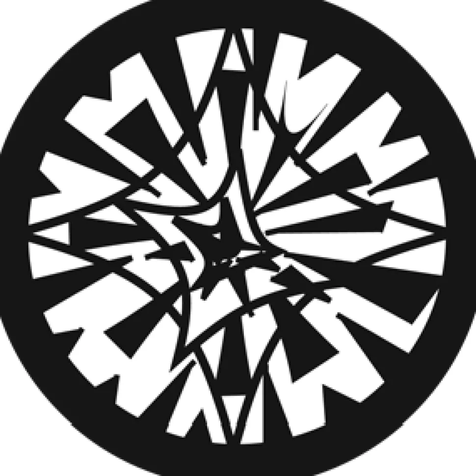 Kapow - Stock Gobo for Gobo Light Projectors - Choose your size!