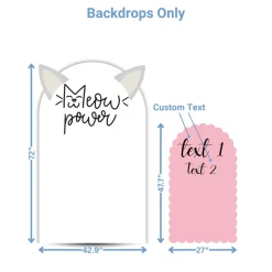 Kitty Cat Foam Core Birthday Backdrop Kit by PopScene™