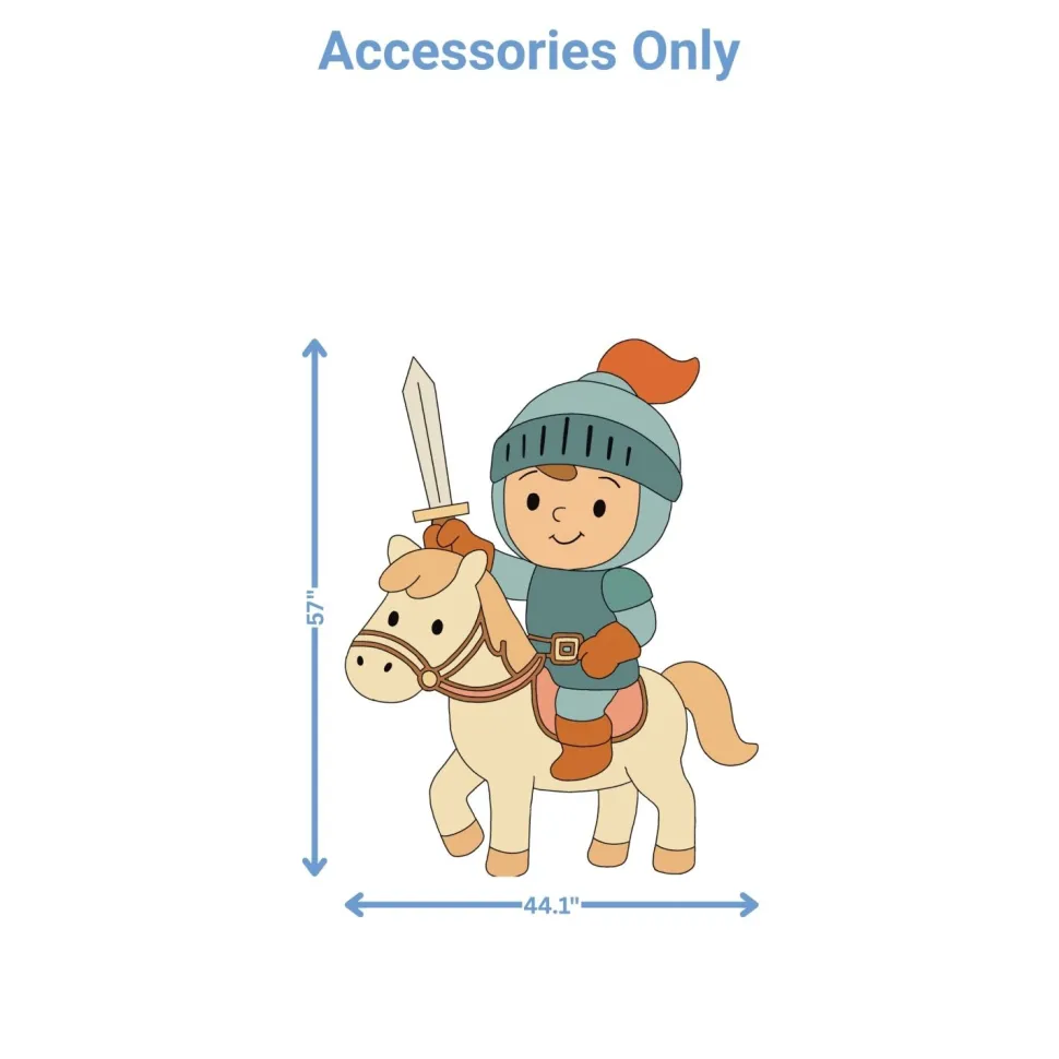 Knights & Castles Foam Core Birthday Backdrop Kit by PopScene™