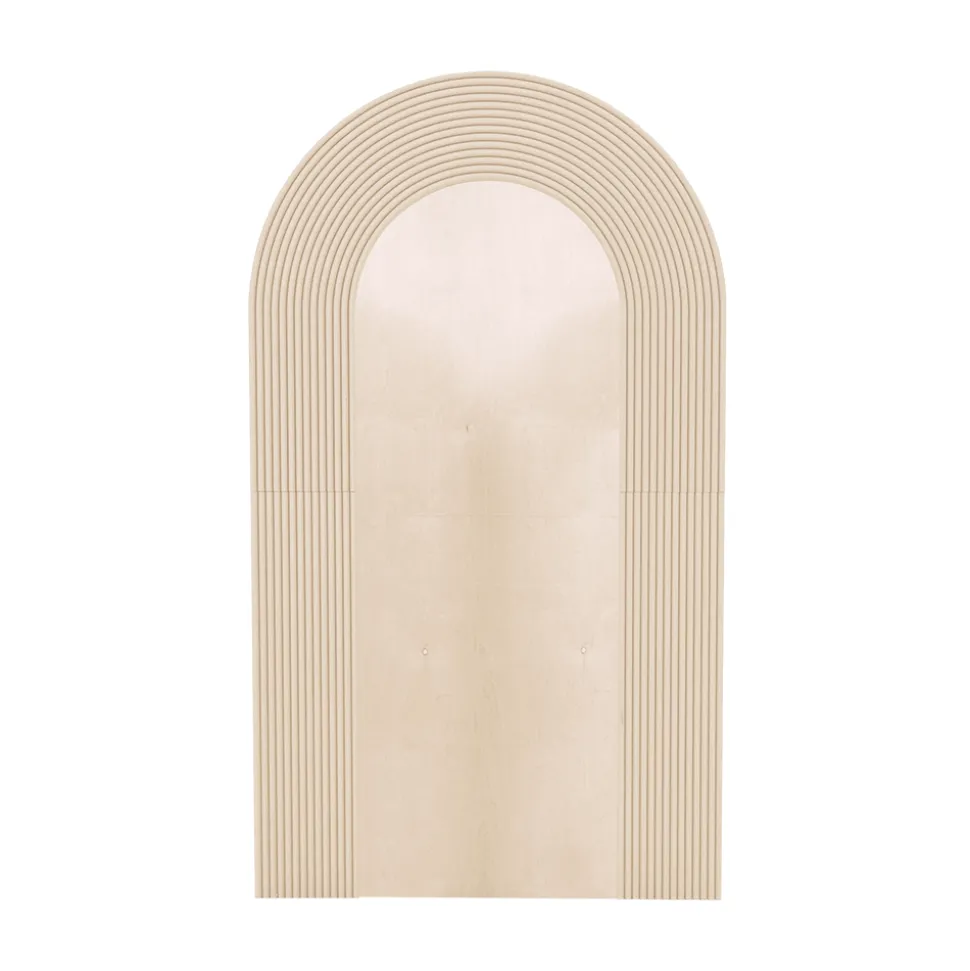Large Full Arch Collapsing w/ 12" Ripple Edge Chiara Wall Panel - Select Your Size!