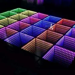 LED 3D Dance Floor w/ Magnetic Connection - 20ft x 20ft