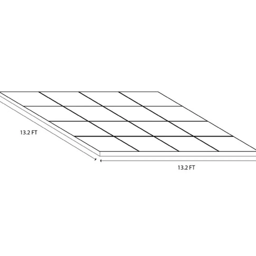 LED 3D Dance Floor w/ Magnetic Connection - 16ft x 16ft