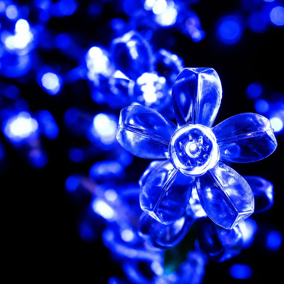 Lighted Cherry Blossom LED Tree - AC Adapter - 1000 LEDs - RGBW w/ Remote & Many Functions! - 8FT Tall