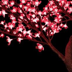 Lighted Grand Centerpiece or Floor Cherry Blossom LED Tree - AC Adapter - 700 LEDs - RGBW w/ Remote & Many Functions! - 6.5FT Tall