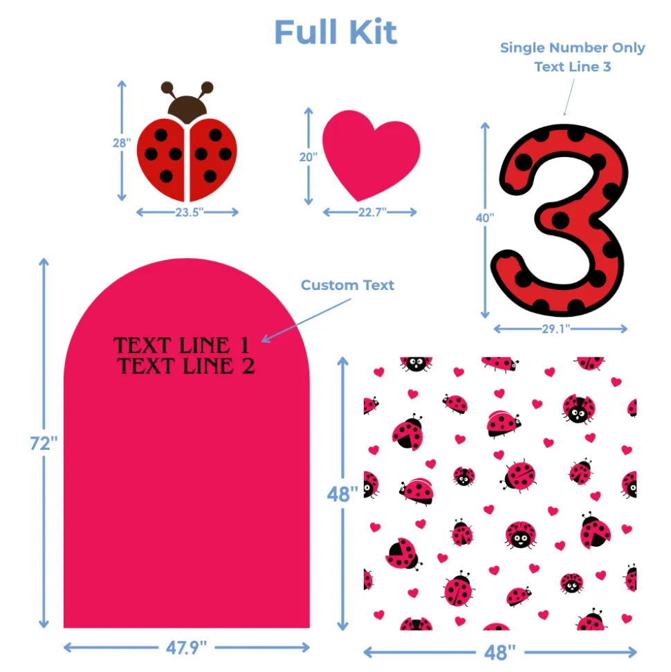 Love Bug Foam Core Backdrop Kit by PopScene™