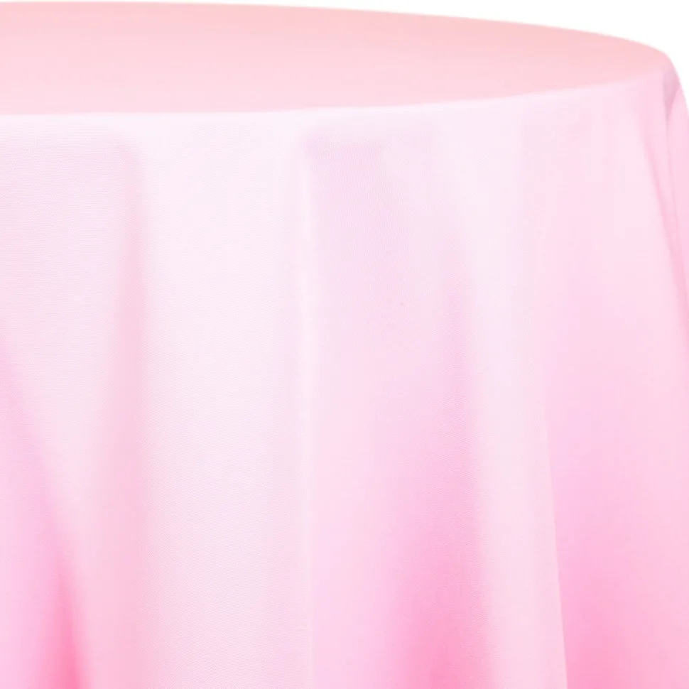 Lt.Pink - Polyester "Tropical " Tablecloth - Many Size Options
