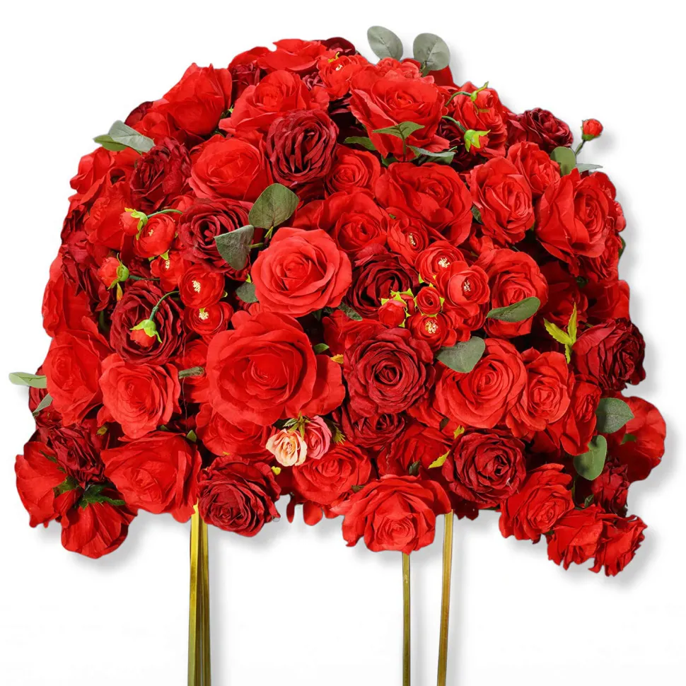 LUXE Red Rose Table Centerpiece - 28 Inches