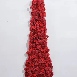 LUXE Romantic Red Rose Table Runner - 78 Inches