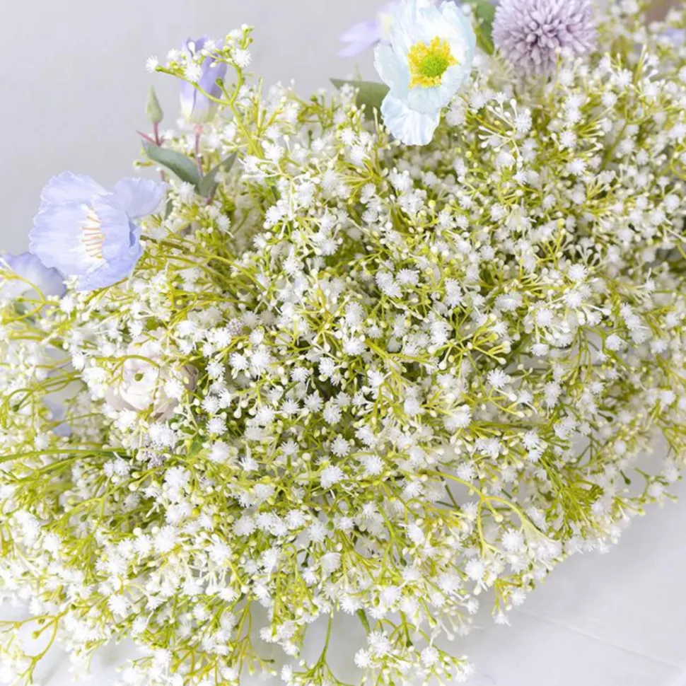 LUXE White Rose & Daisy Table Centerpiece - 28 Inches