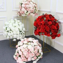 LUXE White Rose Table Centerpiece - 28 Inches