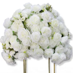LUXE White Rose Table Centerpiece - 28 Inches