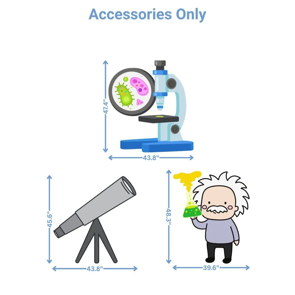 Mad Scientist Foam Core Birthday Backdrop Kit by PopScene™