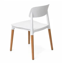 Marcus Mid-Century Dining Chair - White