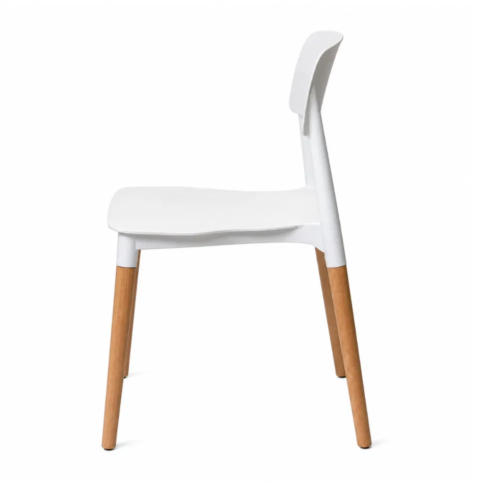 Marcus Mid-Century Dining Chair - White