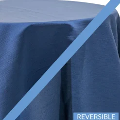 Marine - Royal Slub Designer Tablecloth - Many Size Options