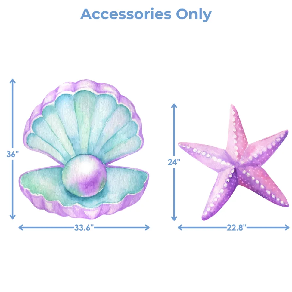 Mermaid Dreams Foam Core Backdrop Kit by PopScene™