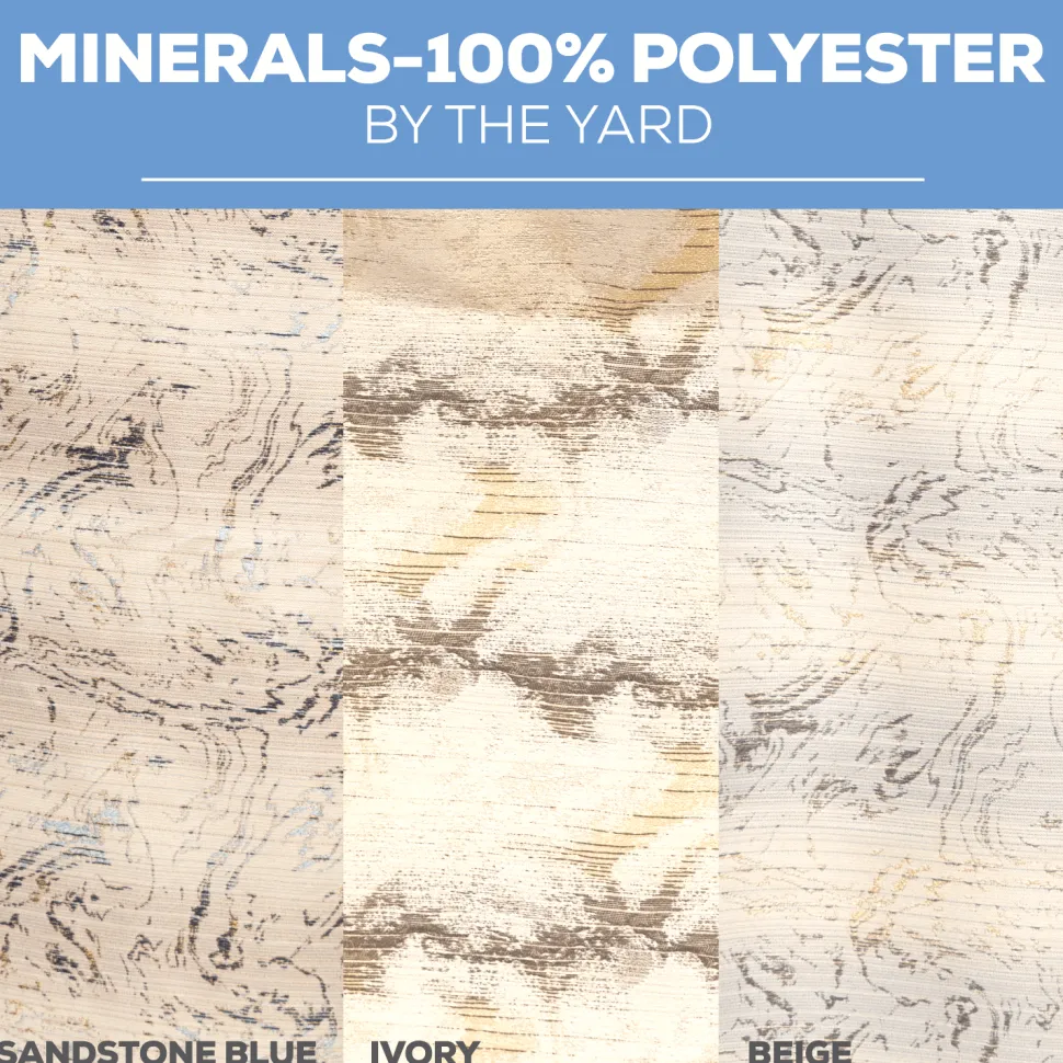 Minerals Tablecloth by Eastern Mills - Beige Granite Pattern - Many Size Options