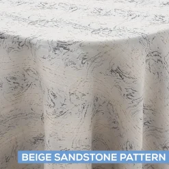 Minerals Tablecloth by Eastern Mills - Beige Sandstone Pattern - Many Size Options