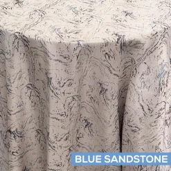 Minerals Tablecloth by Eastern Mills - Blue Sandstone Pattern - Many Size Options