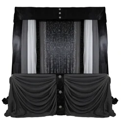 Modern Theme Pro-Designed Backdrop or 4 Post Canopy Kit - 6ft-10ft Tall