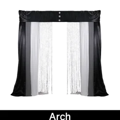 Modern Theme Pro-Designed Backdrop or 4 Post Canopy Kit - 6ft-14ft Tall