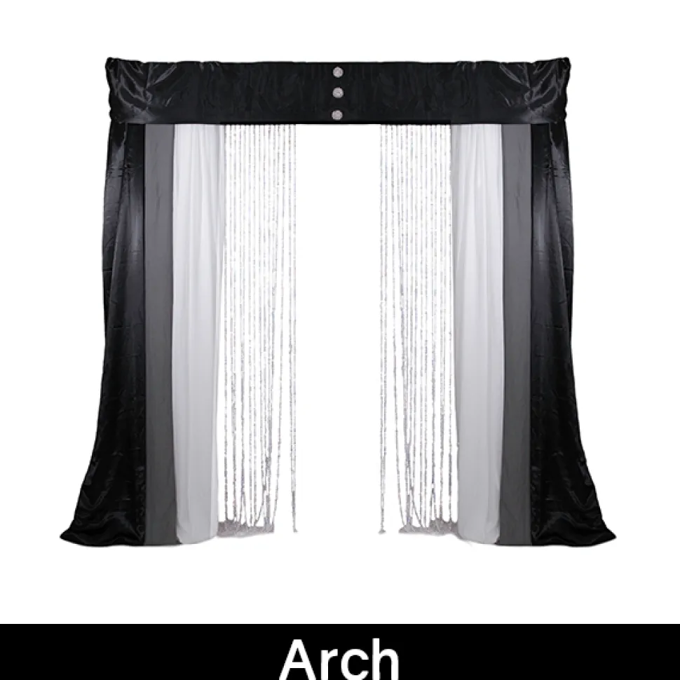 Modern Theme Pro-Designed Backdrop or 4 Post Canopy Kit - 6ft-14ft Tall