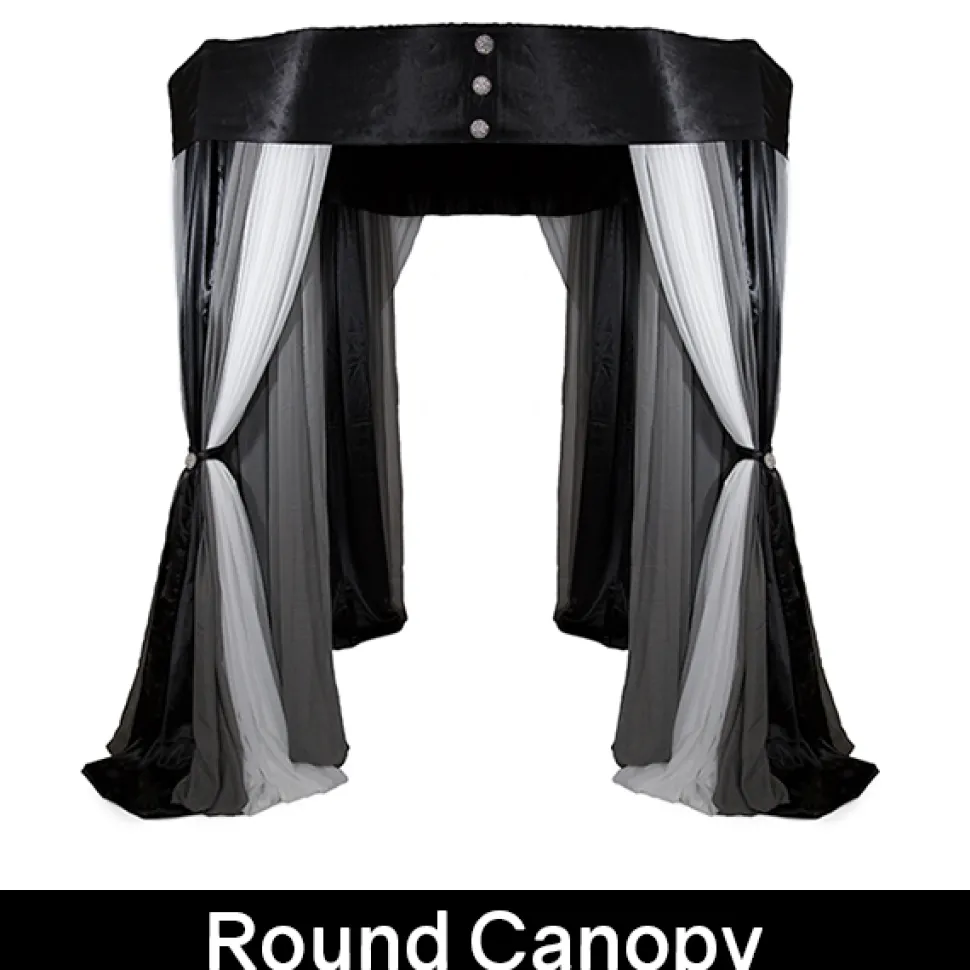 Modern Theme Pro-Designed Backdrop or 4 Post Canopy Kit - 6ft-14ft Tall