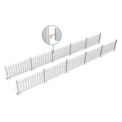 ModPicket Panel Fencing Kit - 22 Total Pieces