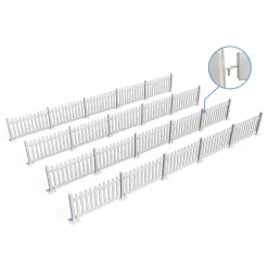 ModPicket Panel Fencing Kit - 44 Total Pieces