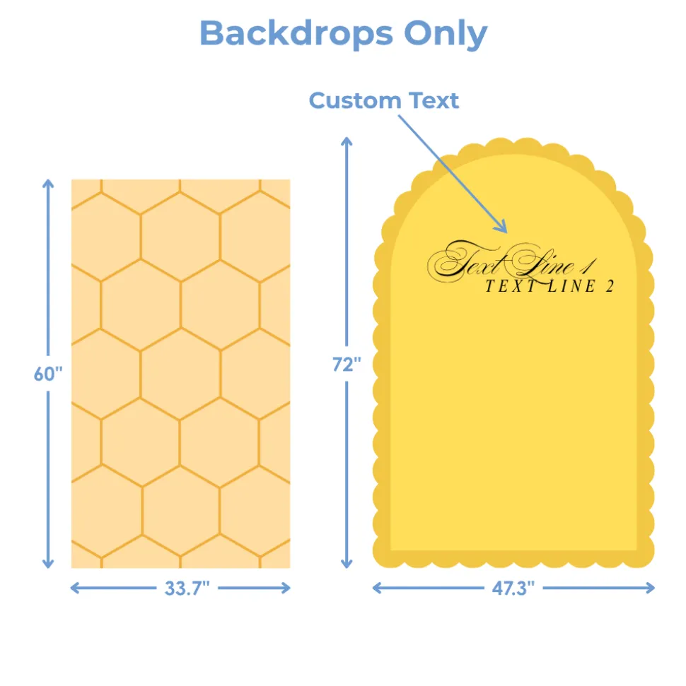 Mommy To Bee Foam Core Backdrop Kit by PopScene™