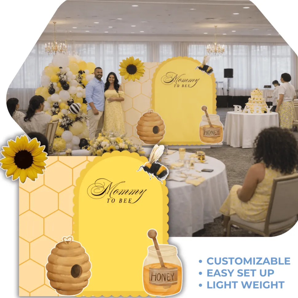 Mommy To Bee Foam Core Backdrop Kit by PopScene™