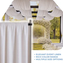 Moonstruck La Petite France Curtain Panel w/ 4" Rod Pocket - 118" Wide - Many Size Options