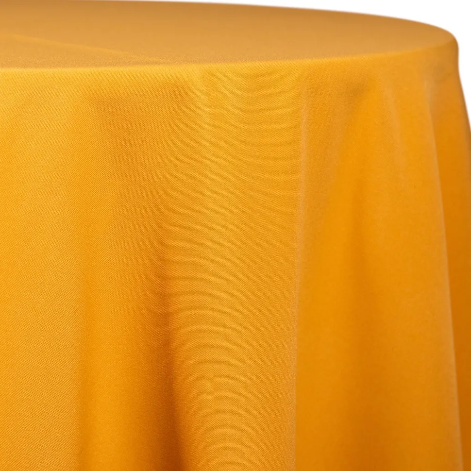 Mustard - Polyester "Tropical " Tablecloth - Many Size Options