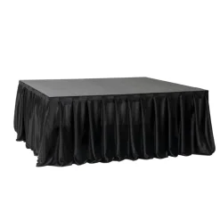 MyStage - Black Velcro Skirting for Portable Stage - 16ft