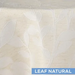 Natural Elf Leaf Tablecloth by Eastern Mills - Many Size Options