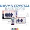 Navy and Crystal Backdrop - Instructional Video